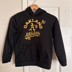 Oakland Athletics Black Hoodie Sweater